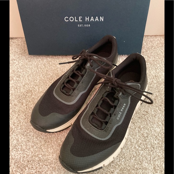 cole haan black tennis shoes